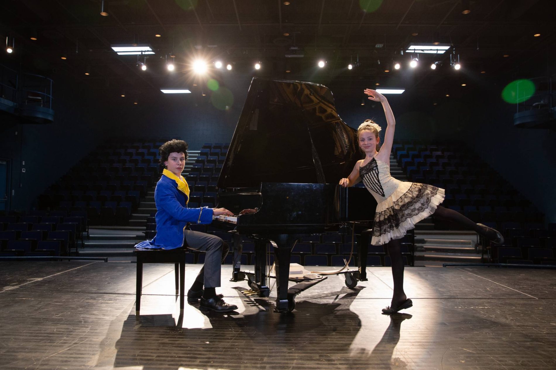 Student Perform on Stage