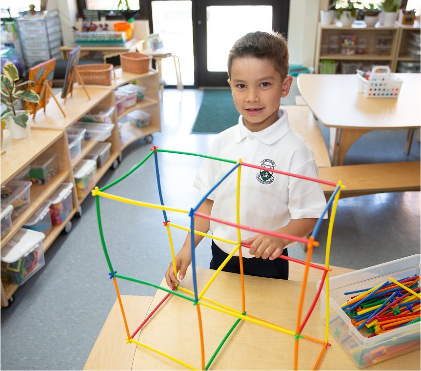 hsc student with colorful straws