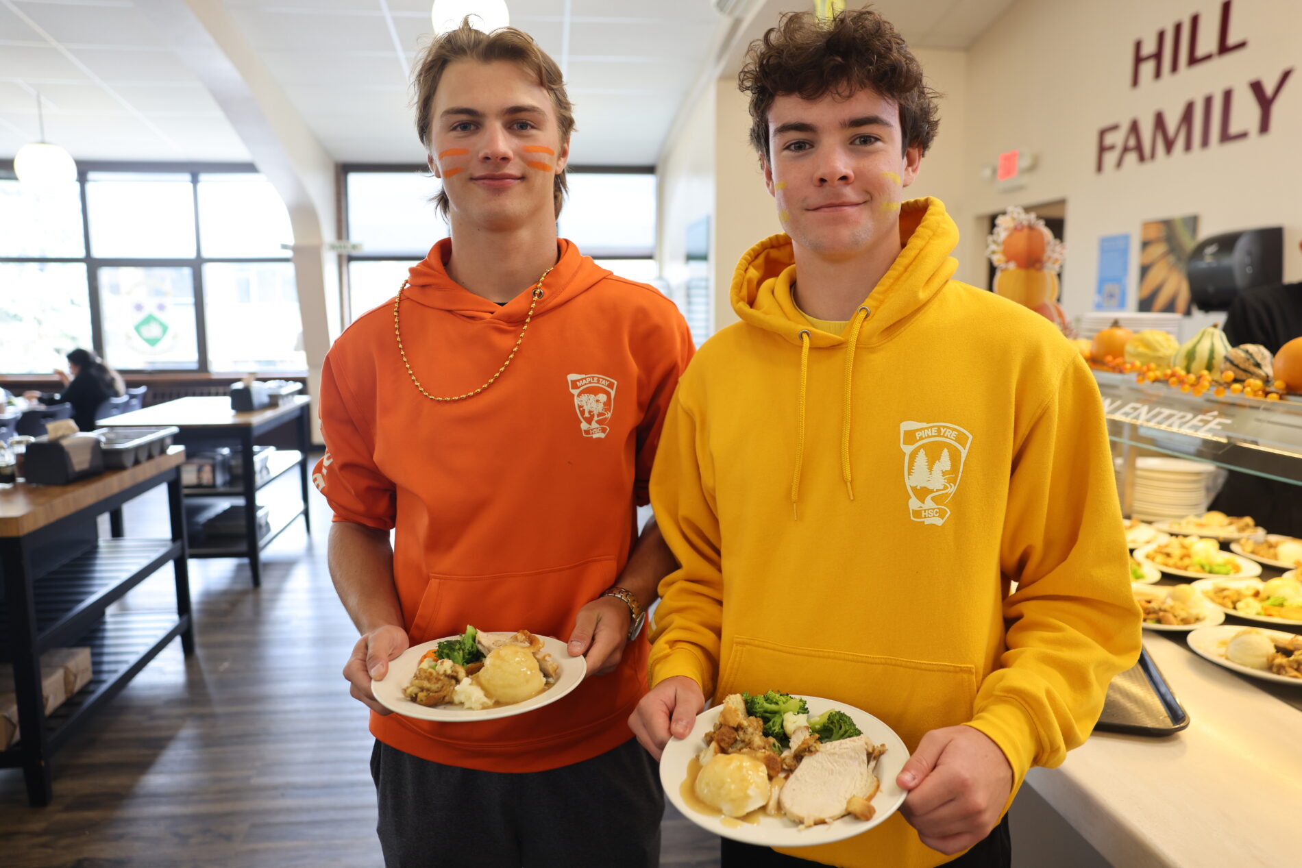 hsc students with food