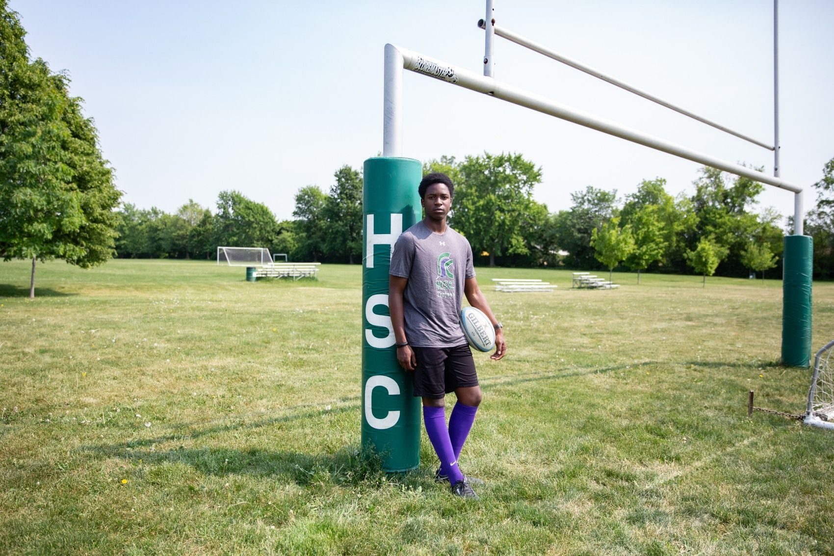 hsc student in football field