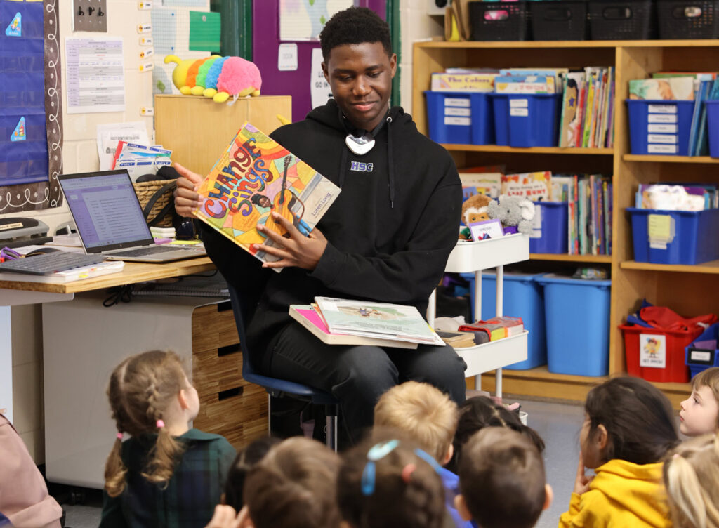 reading to young children