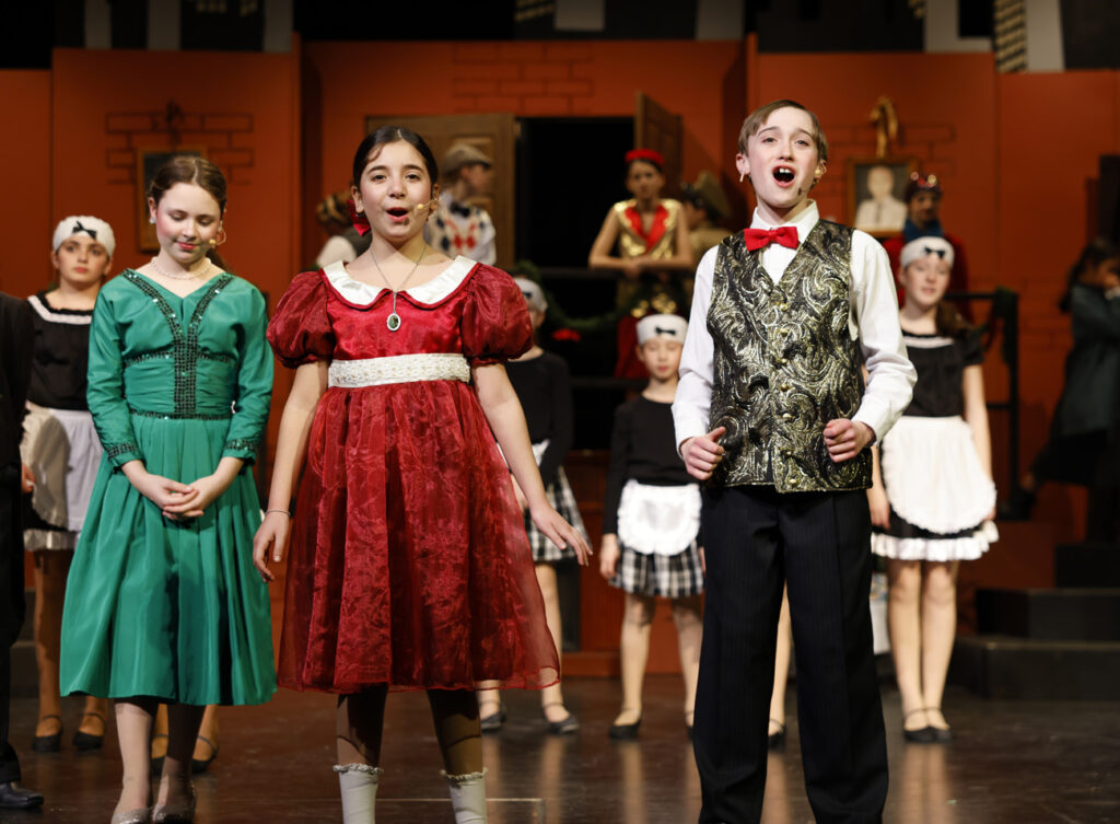 students in theatre