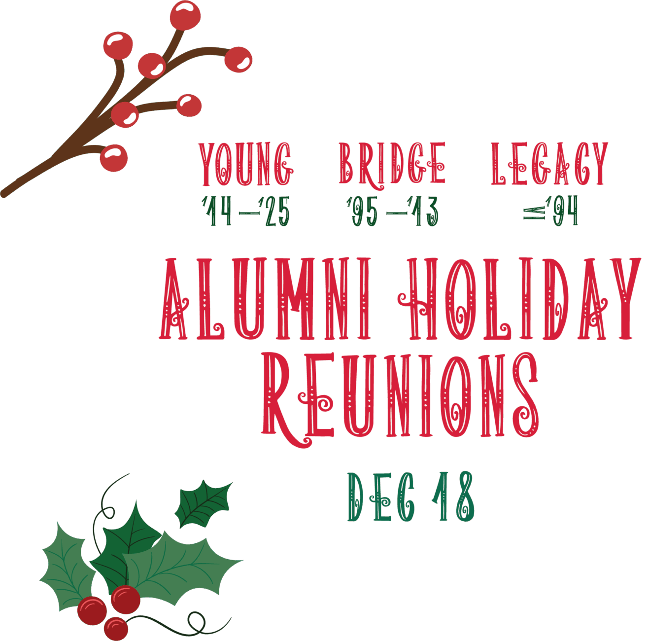 Alumni Holiday Reunions